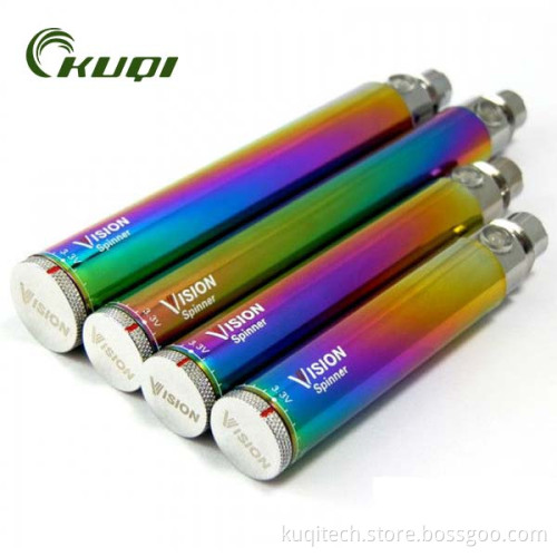 Promotion Factory Wholesale Electronic Cigarette, EGO Battery, E Cigarette 1300mAh Vision Spinner with Bottom Variable Voltage